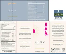 Label for Sleep Tight
