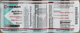 Label for Multi-Flora Spectrum