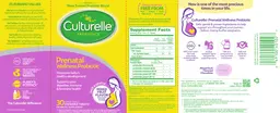 Label for Prenatal Wellness Probiotic Mixed Fruit Flavor