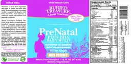 Label for PreNatal Plus DHA Daily Multi