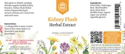 Label for Kidney Flush