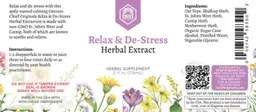Label for Relax & De-Stress