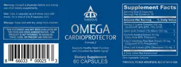 Label for Omega Cardioprotector