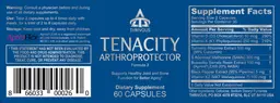 Label for Tenacity Arthroprotector