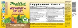 Label for Women Over 55 One Daily