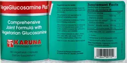 Label for VegeGlucosamine Plus