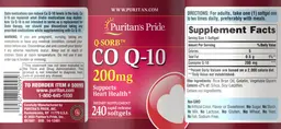 Label for Q-Sorb Co-Q10 200 mg