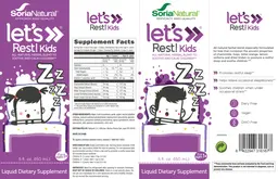 Label for Let's Rest! Kids