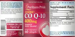 Label for Q-SORB Co Q-10 400 mg