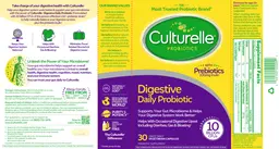Label for Digestive Daily Probiotic