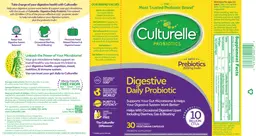 Label for Digestive Daily Probiotic