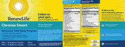 Label for Cleanse Smart Evening Formula