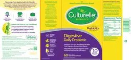 Label for Digestive Daily Probiotic