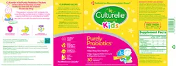 Label for Purely Probiotics Packets No Flavor Added