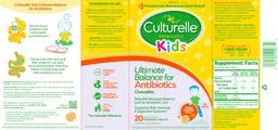 Label for Ultimate Balance for Antiobiotics Fresh Orange Flavor!