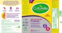 Label for Ultimate Strength Probiotic