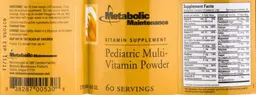 Pediatric Multi-Vitamin Powder