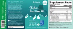 Label for Alaskan Cod Liver Oil