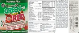 Label for Green and Red