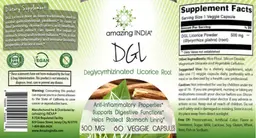 Label for DGL 500 mg