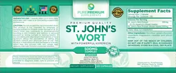 Label for St. John's Wort