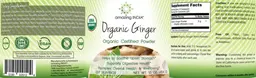Label for Organic Ginger