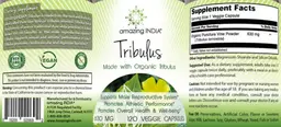 Label for Tribulus 630 mg