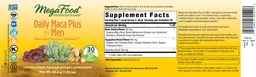 Label for Daily Maca Plus For Men