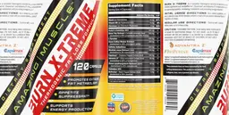 Label for Burn X-Treme