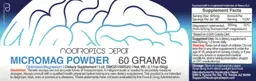 Label for Micromag Powder