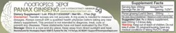 Label for Panax Ginseng Leaf & Stem Extract