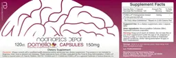 Label for Pomella Natural Pomegranate Extract Capsules 150 mg