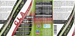 Label for CLA 1000 mg