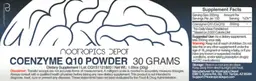Label for Coenzyme Q10 Powder