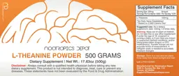 Label for L-Theanine Powder