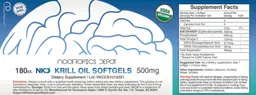 Label for NKO Krill Oil Softgels 500 mg