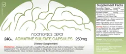 Label for Agmatine Sulfate Capsules 250 mg