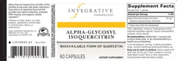 Label for Alpha-Glycosyl Isoquercitrin