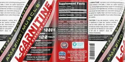 Label for L-Carnitine 1000 mg
