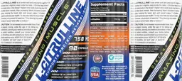 Label for L-Citrulline 750 mg