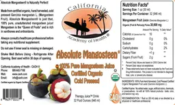 Label for Absolute Mangosteen