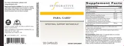 Label for Para-Gard