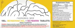 Label for Berberine HCL + Silymarin Tablets