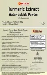 Label for Turmeric Extract Water Soluble Powder