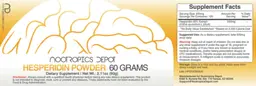 Label for Hesperidin Powder