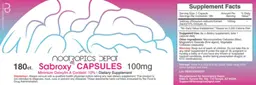 Label for Sabroxy Capsules 100 mg