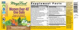 Label for Women Over 40 One Daily