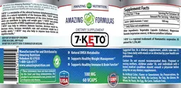 Label for 7-Keto 100 mg