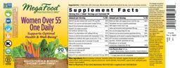 Label for Women Over 55 One Daily