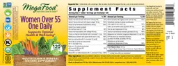 Label for Women Over 55 One Daily